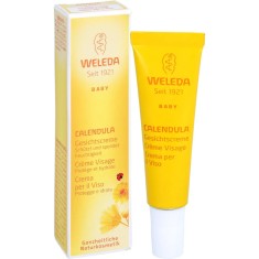 Crema pentru Fata, Weleda, Baby, Efect Hidratant cu Extras din Galbenele, 10ml