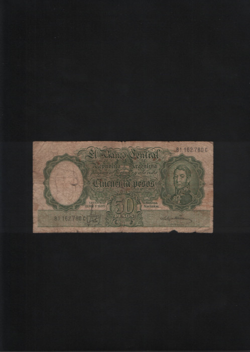 Argentina 50 pesos 1966 seria81162780