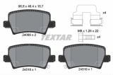 Set placute frana TEXTAR 2408601
