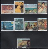 Rwanda 1980 - Pictura, pictori impresionisti, serie neuzata
