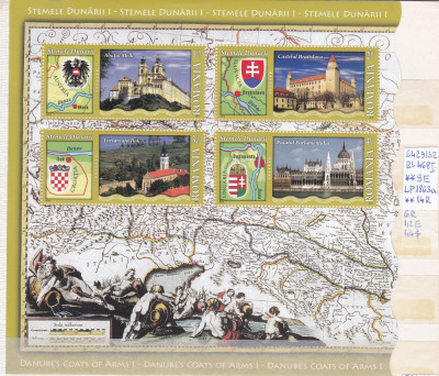 2010 Stemele Dunarii 1 Bl.468 I LP 1863a MNH foto