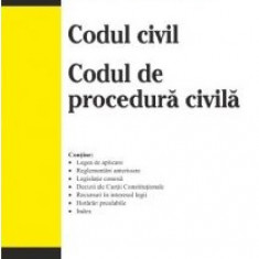 Codul civil. Codul de procedura civila | Evelina Oprina, Radu Rizoiu