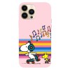 Husa compatibila cu Apple iPhone 15 Plus model Snoopy Roller Skating, Silicon, TPU, Viceversa, Transparent, Carcasa