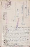 CP220 Carte poștală austro-ungară, 1918, cu ștampilă k.u.k. Feldspital 1313 Militarpflege, Feldpost 339, militar rom&acirc;n, circulată Bistrița-Năsăud, Circulata, Printata