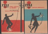 1971 Romania - Set 2 etichete de chibrituri romanesti Pericol de electrocutare