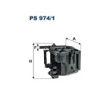 Filtru combustibil Citroen Berlingo, C3, C2, C4, Focus, 202012, Mini, 202013, 206, 20, Partner, 192015, Liana, 20, Sx4, 20, Volvo S40, 202012, V50,