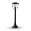 Felinare Gradina V-TAC Negru 60cm, E27, IP44, Corp Iluminat Exterior, Plastic+Aluminiu, Max 60W