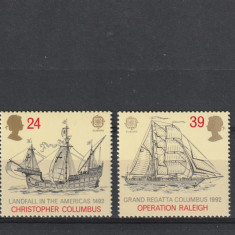 Marea Britanie (Anglia) 1992-Europa CEPT,serie 2 valori ,MNH,Mi.1400-1401