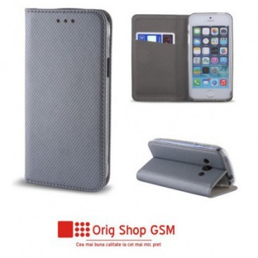 HUSA FLIP CARTE SMART HUAWEI Y6-II (2016) GRI foto