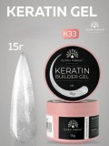 Gel pentru modelarea unghiilor 15 g, Keratin Builder Gel, K33