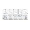 Set Stickere Acril Decorative, Desing Grecesc, 102 mm x 104 mm x 10 Bucati