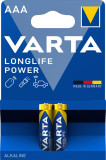 Baterie alcalina R3 (AAA) 2 buc/blister Longlife Power Varta