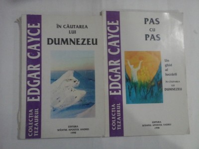 IN CAUTAREA LUI DUMNEZEU - EDGAR CAYCE - 2 VOLUME foto