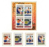 Samoa 1988 - Jocurile Olimpice, sport, serie si bloc neuzat