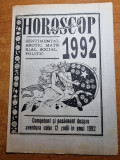 Horoscop 1992-sentimental,erotic,material,social,politic