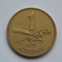 1 KRONE 1942 DANEMARCA