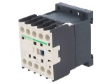 Contactor 4-Poli NO 24VDC 10A pentru Șină DIN