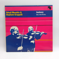 YEHUDI MENUHIN & STEPHANE GRAPPELLI Jealousy 1973 vinyl EMI UK NM/NM jazz