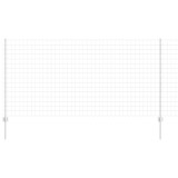 VidaXL &Icirc;ngrădire cu st&acirc;lpi Argintiu 1.2 x 10 m Oțel 3336218