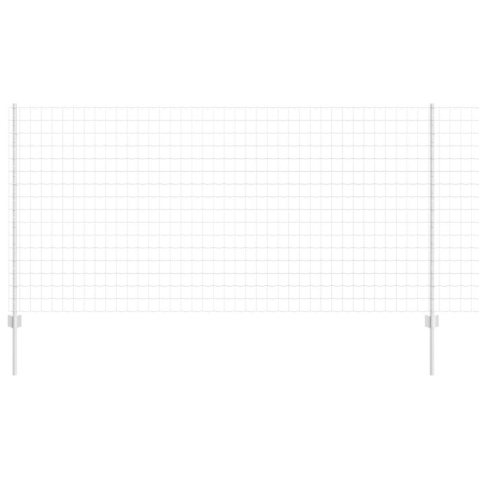 Ingradire cu stalpi Argintiu 1.2 x 10 m Otel