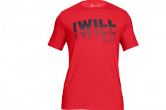 Tricou Under Armour I Will 2.0 Short Sleeve Tee 1329587-633 ro?u foto