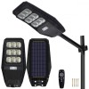 Lampa Solara Stradala 100W VisionHub&reg;, 360 LED, Senzor Miscare, Telecomanda, IP65, Autonomie 18h, ABS+Policarbonat