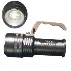 Lanterna LED Profesionala 3W cu Zoom, Maner, Acumulatori 3x18650 800LM foto