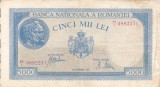 ROMANIA 5.000 lei 28 septembrie 1943 VF!!!