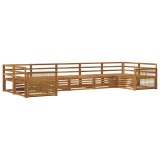 vidaXL Set de canapele de exterior 7 pcs natural 3383807