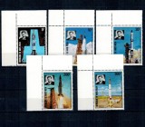 Haute Volta 1973 - Cosmonautica, J.F. Kennedy, serie neuzata
