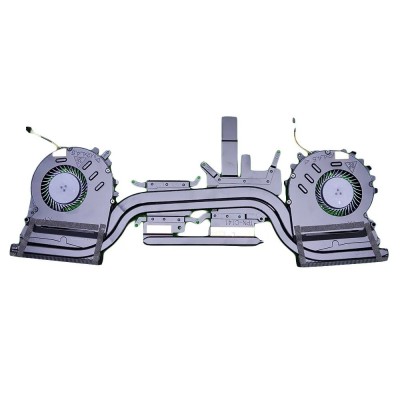 Set coolere cu radiator Laptop Gaming, HP, Pavilion 15-DK, 15T-DK, TPN-C141, L57170-001, L58818-001, AT2K8002DP0 PNK1, ND85C16-18L02, ND85C16-18L03, 5 foto