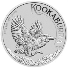Australia 2024 - 1 dolar - Kookaburra australian - 1 OZ &ndash; Monedă de argint