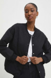 Cumpara ieftin Answear Lab geaca femei, culoarea negru, de tranzitie, oversize