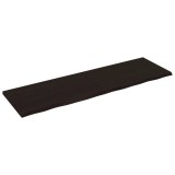 Cumpara ieftin Blat de masă maro 200x60x(2-4) cm, lemn masiv stejar tratat