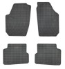 Covorase Cauciuc Seat Cordoba III 2008, Negre, Convoy, Set 4 Buc, Tip dedicat, Protectie Interior Auto
