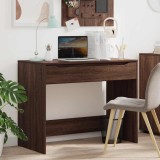 vidaXL Birou cu sertar Stejar &icirc;nchis 100 x 50 x 78 cm Lemn compozit 888944
