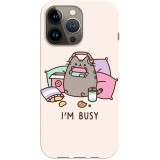Husa compatibila cu Apple iPhone 14 Pro model Im Busy, Silicon, TPU, Viceversa