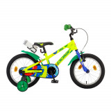 Bicicleta Copii Polar 2023 Dino - 16 Inch, Verde