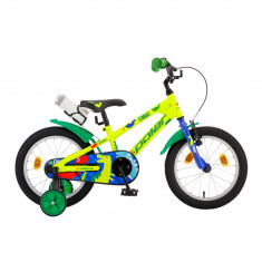 Bicicleta Copii Polar 2023 Dino - 16 Inch, Verde foto