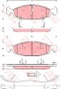 Set placute frana,frana disc JEEP CHEROKEE (XJ) (1983 - 2001) TRW GDB4120