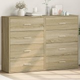 VidaXL Dulapuri, 2 buc., stejar sonoma, 60x31x84 cm, lemn prelucrat