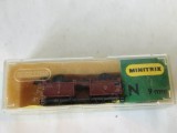 Bnk jc Mini Trix N Gauge DB 869014 Red Car Transporter, N - 1:160, Vagoane