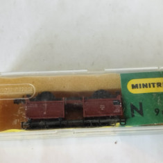 bnk jc Mini Trix N Gauge DB 869014 Red Car Transporter