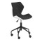 Scaun birou ergonomic, HM Matrix, stofa si piele ecologica, inaltime reglabila, rotire 360 ˚, 100 kg, alb/negru