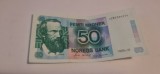 Norvegia - 50 kroner 1989