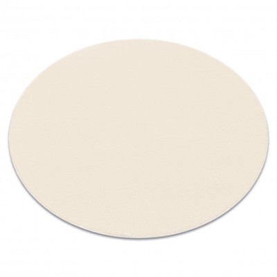 Covor de spalat modern LINDO cerc crem, anti-alunecare, shaggy, cerc 120 cm foto