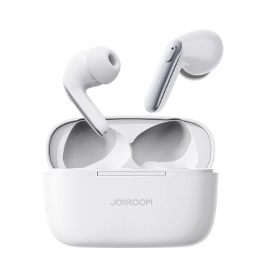 Casti Bluetooth 5.3, Noise Cancelling, True Wireless, IPX4 - JoyRoom - White foto
