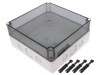 Carcasa Universala SPELSBERG Policarbonat IP66 Gri 180x182x84mm TK PC Gri Transparent Capac