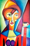 Tablou abstract-Morning Coffe