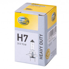 Bec Halogen H7 Hella Heavy Duty, 24V, 70W